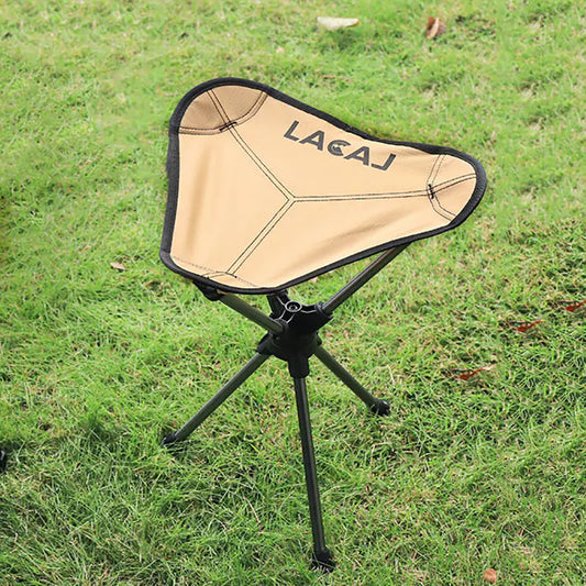 Portable Alloy Rotating Triangle Chair for Camping